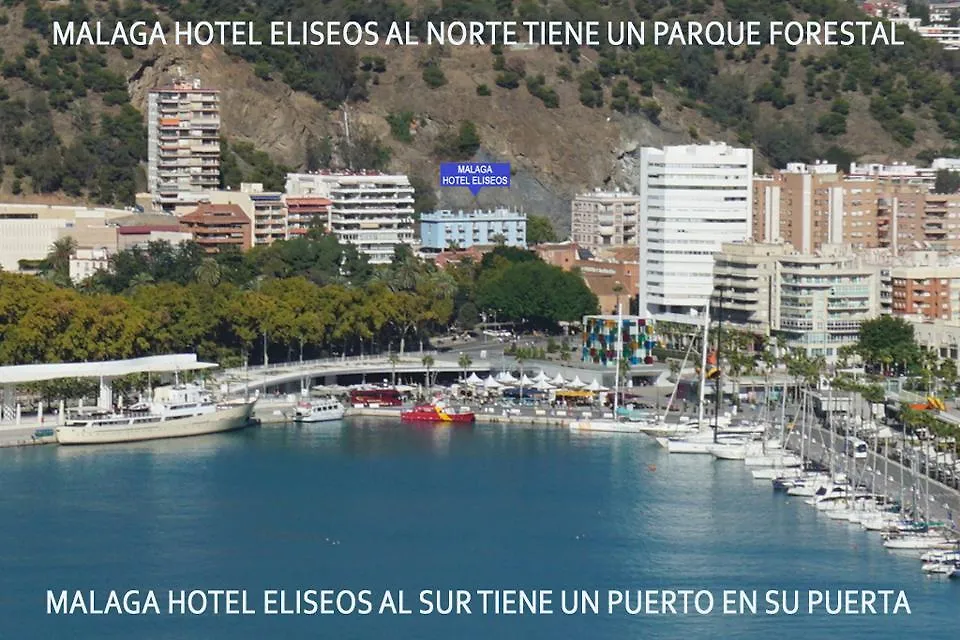 Hotel Eliseos Málaga 3*,  Spanien